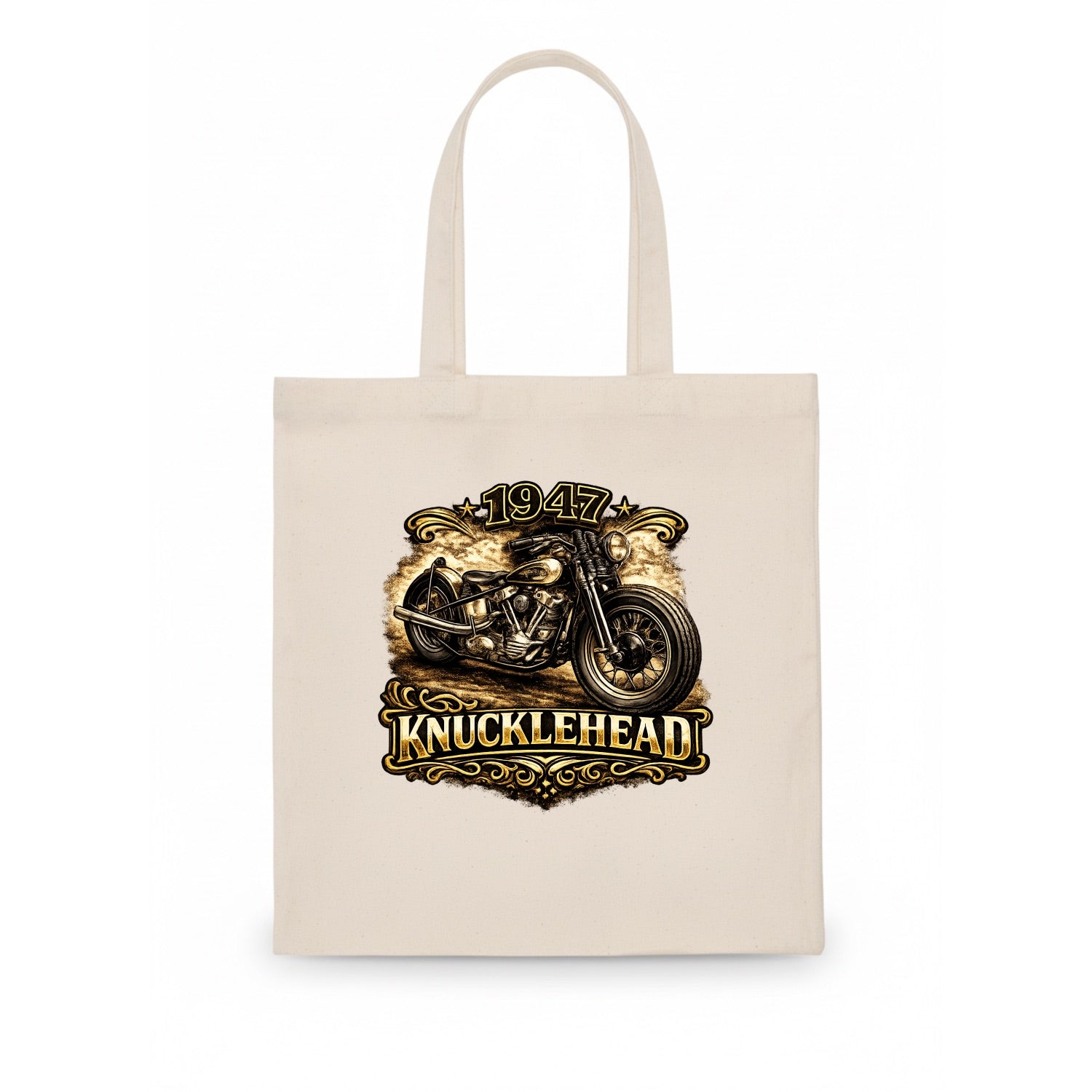 1947 Knucklehead Bobber - Tote Bag