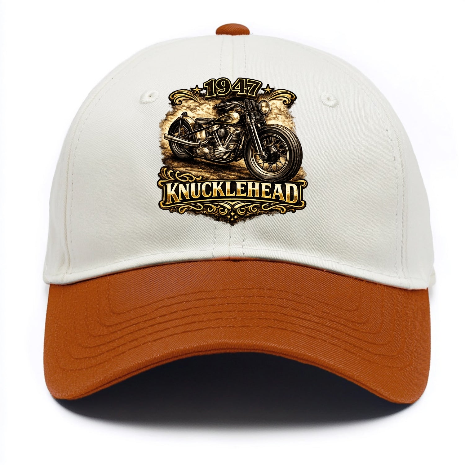 1947 Knucklehead Bobber - Two Tone Cap