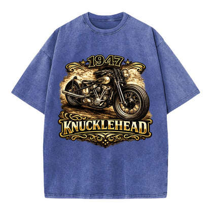 1947 Knucklehead Bobber - Vintage T-shirt