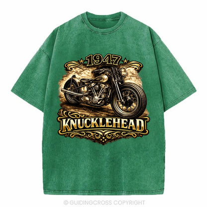 1947 Knucklehead Bobber - Vintage T-shirt