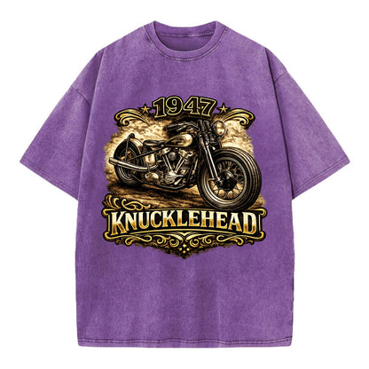 1947 Knucklehead Bobber - Vintage T-shirt