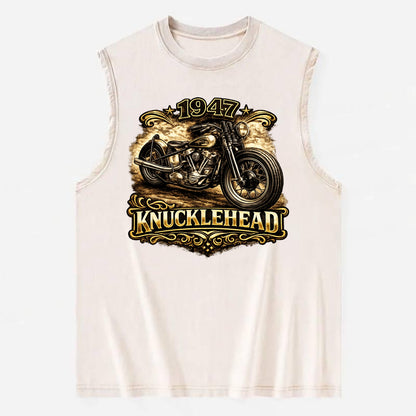 1947 Knucklehead Bobber - Vintage Washed Tank