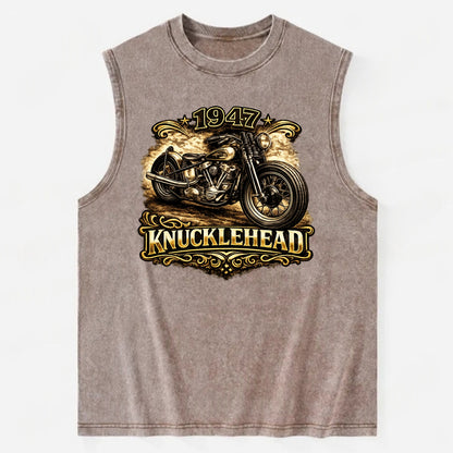 1947 Knucklehead Bobber - Vintage Washed Tank