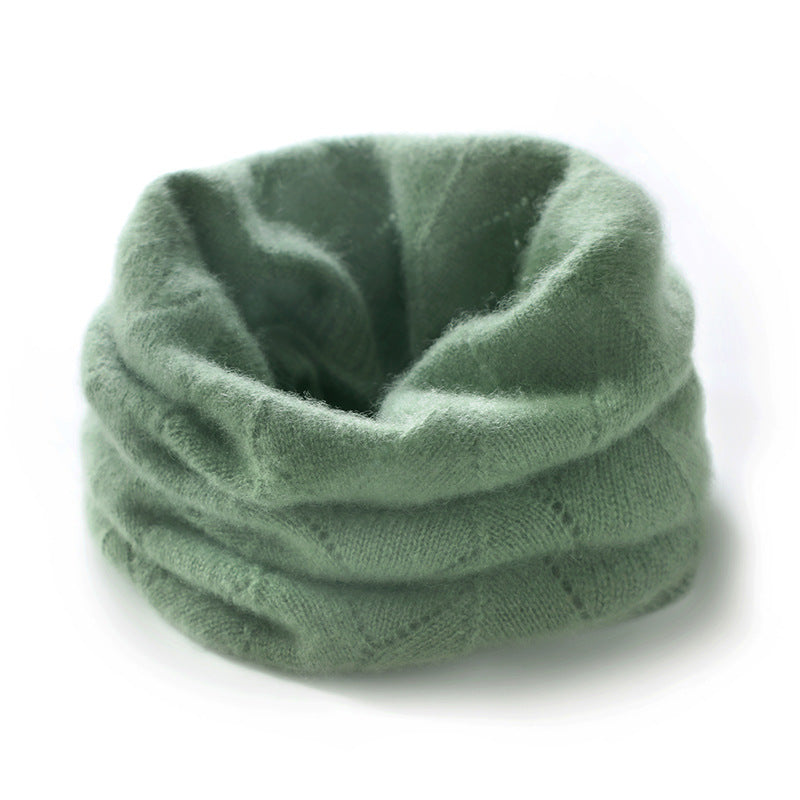 100% Pure Cashmere Knit Neck Warmer Snood