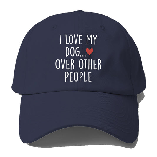 Like Dog Over Other Baseball Cap