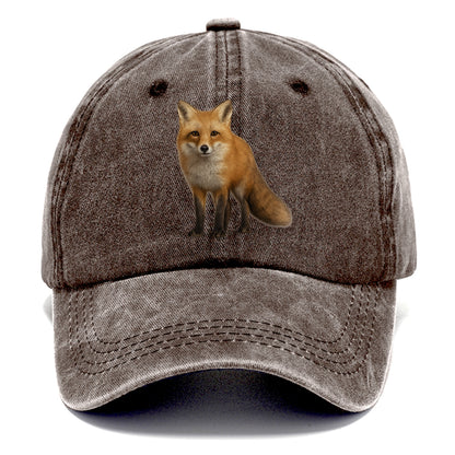 portrait of a red fox Hat
