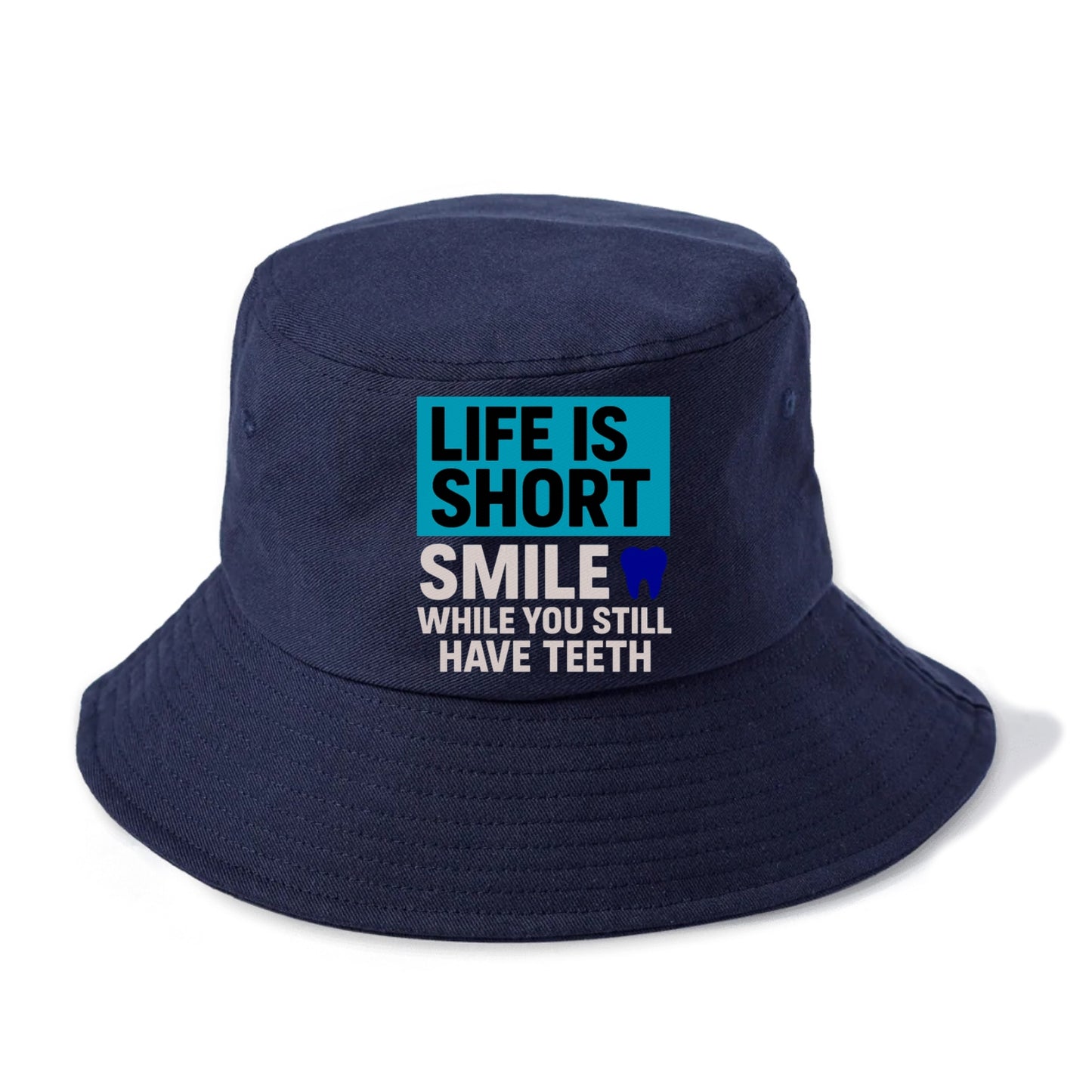 life short smile while Hat