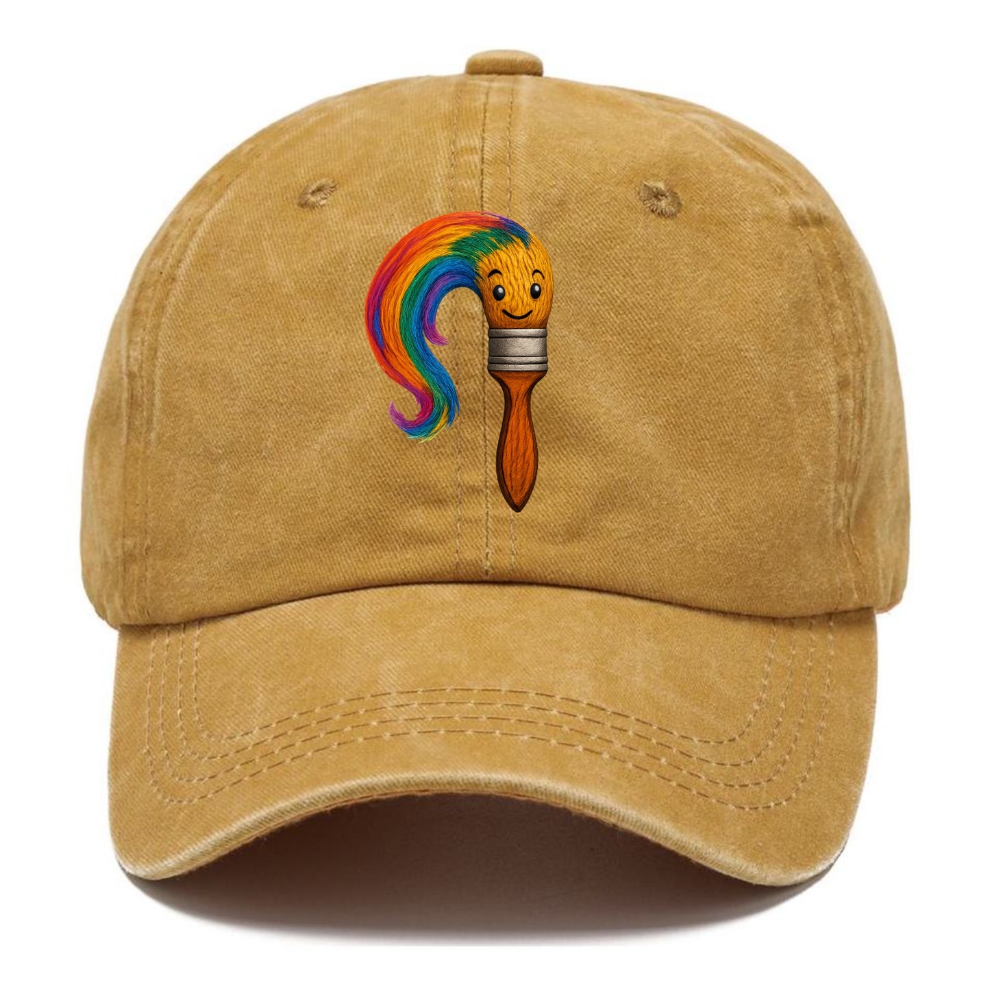 rainbow brushstrokes Hat