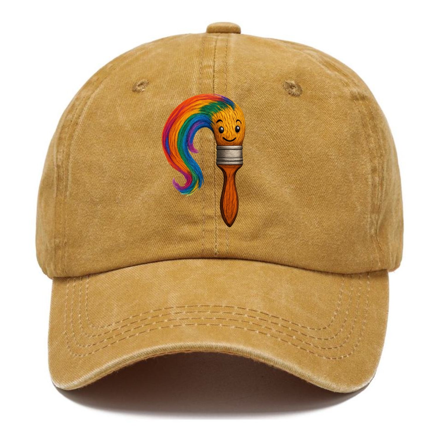 rainbow brushstrokes Hat