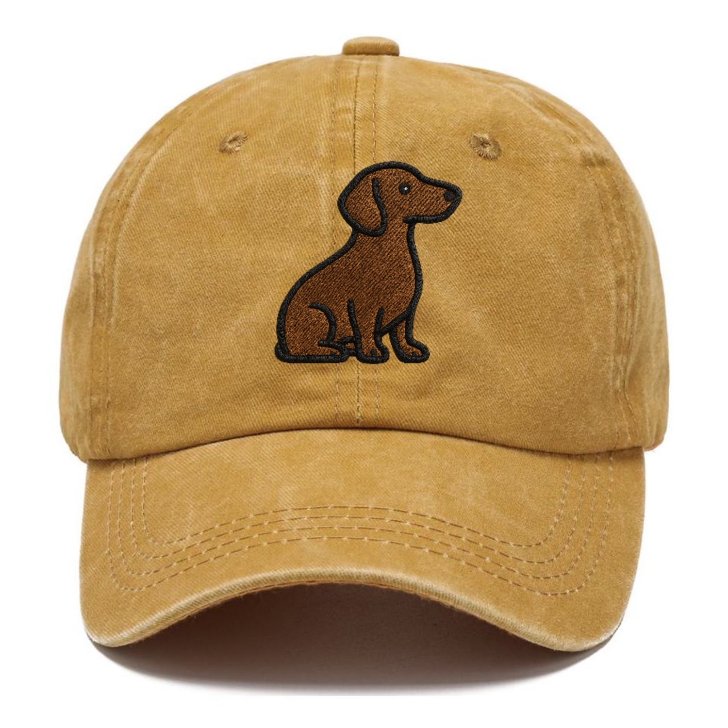chocolate-brown-dachshund-loyal-charm Hat