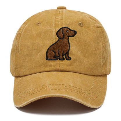 chocolate-brown-dachshund-loyal-charm Hat