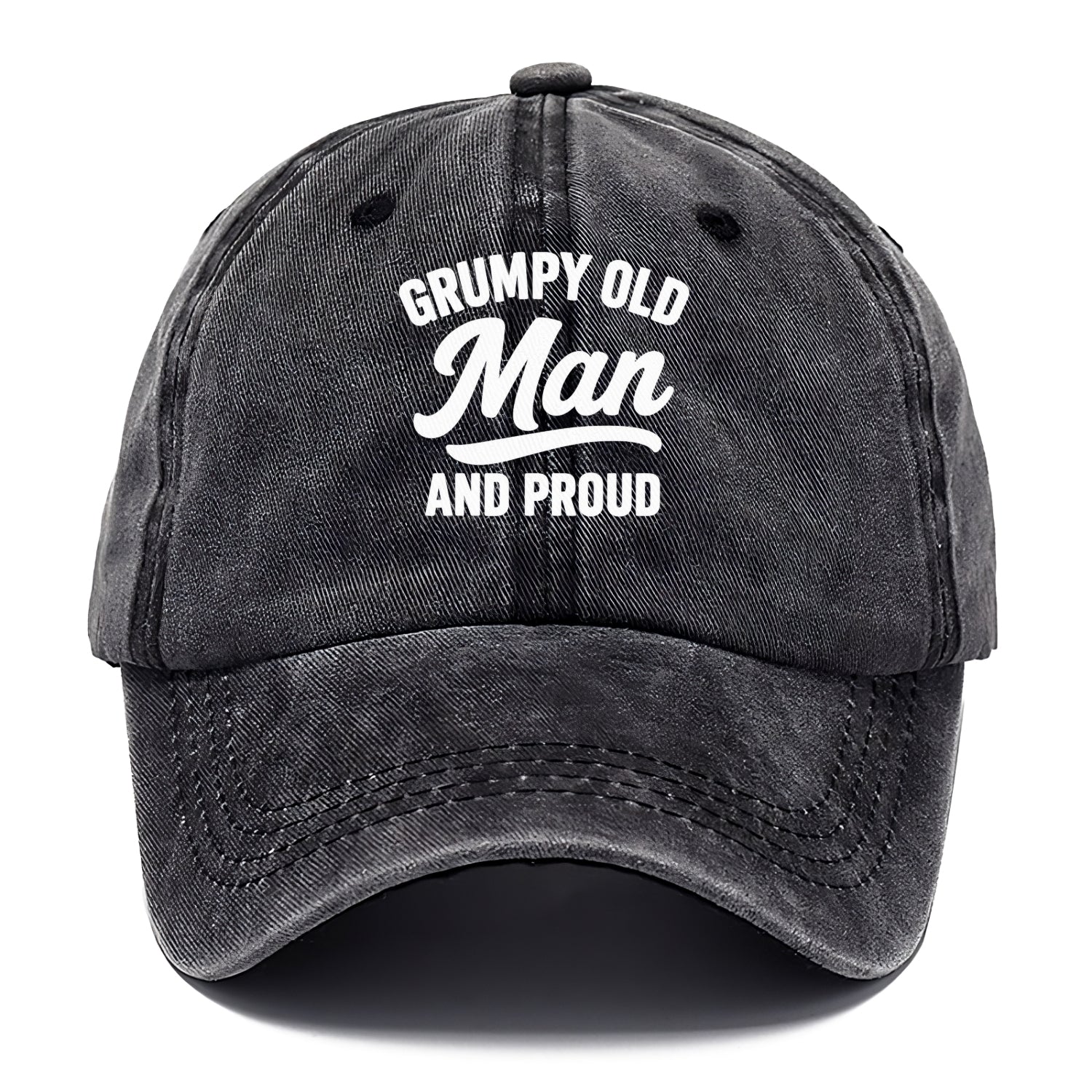 grumpy old man and proud Hat