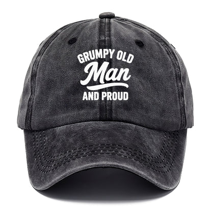 grumpy old man and proud Hat