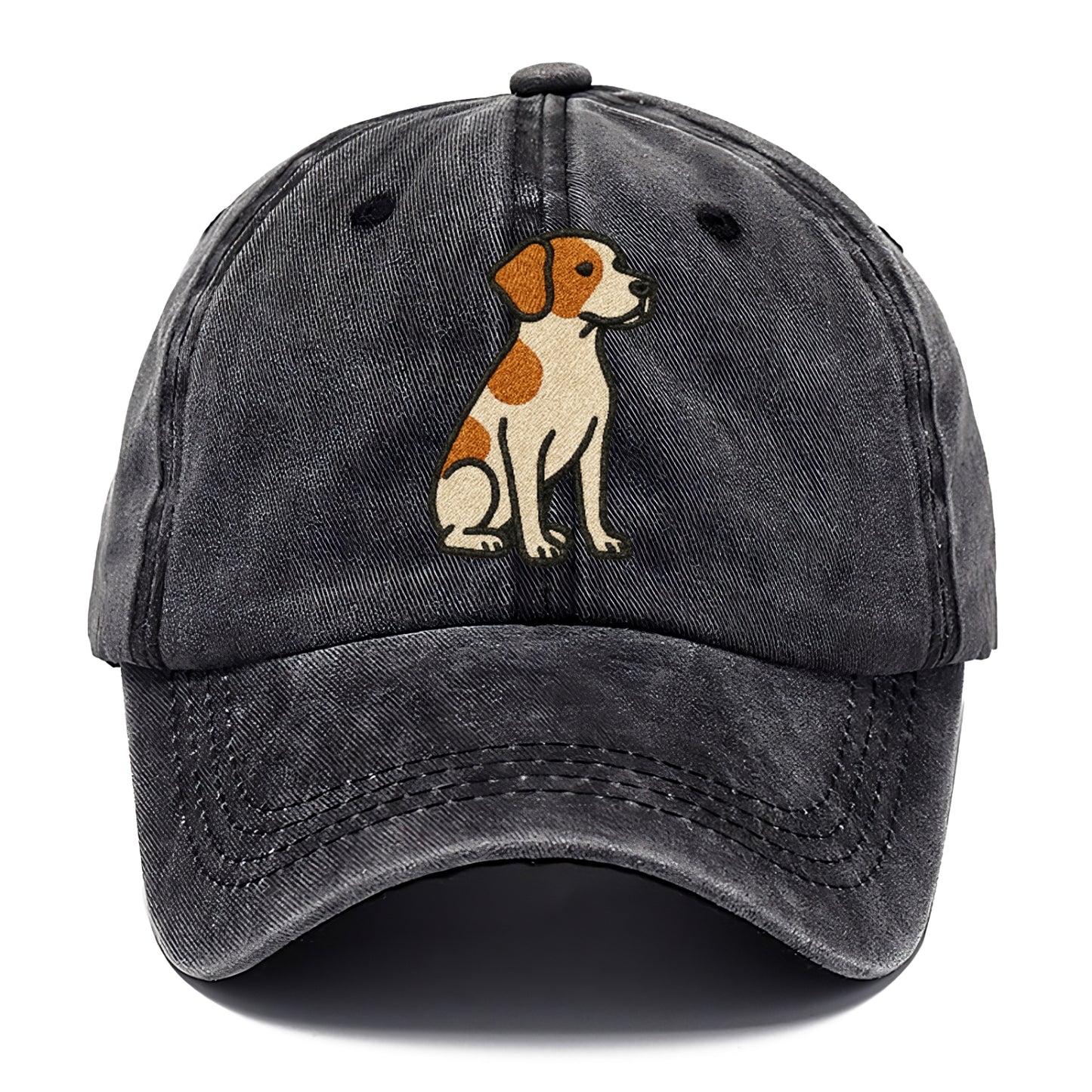 Brittany Spaniel Orange And White Design Hat