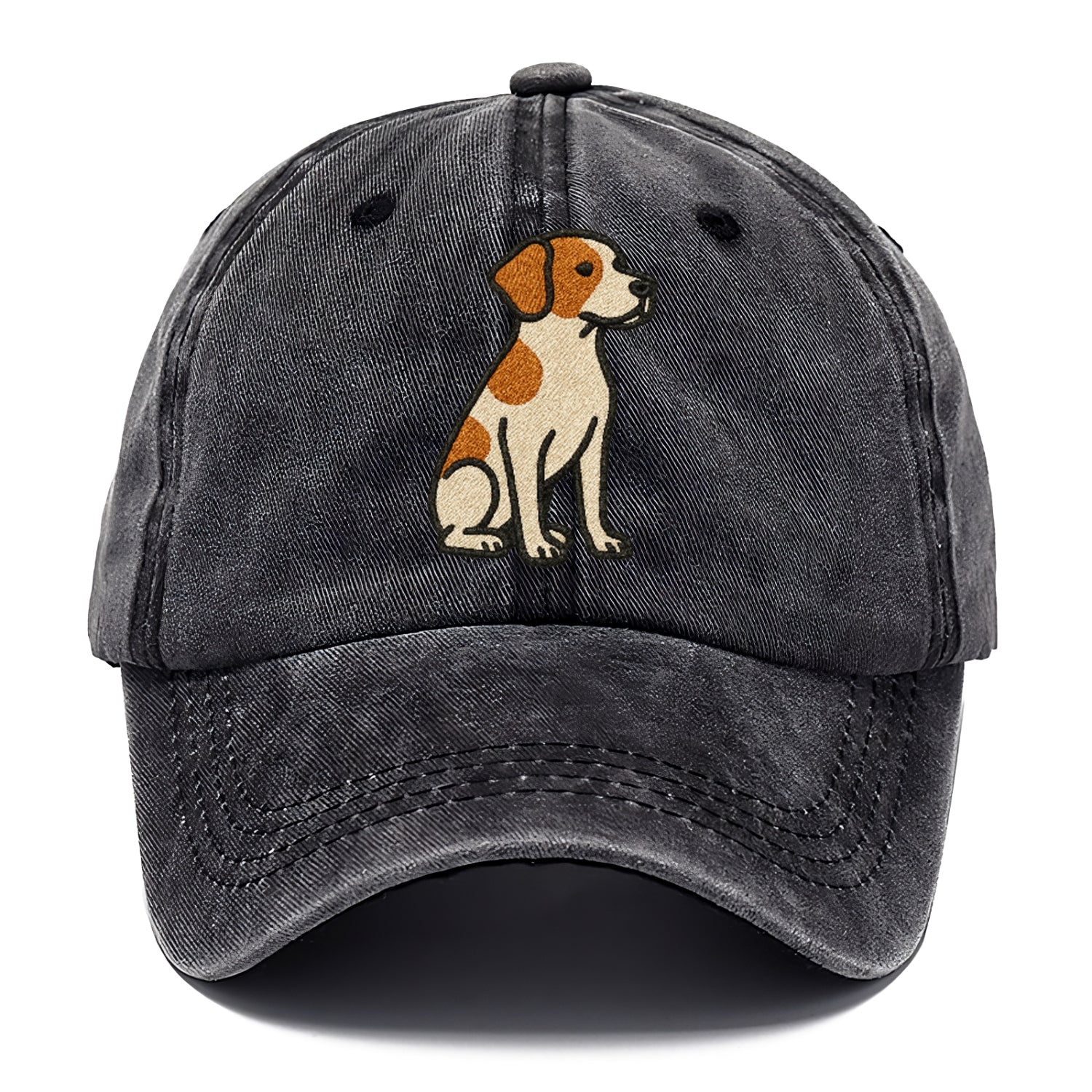 Brittany Spaniel Orange And White Design Hat