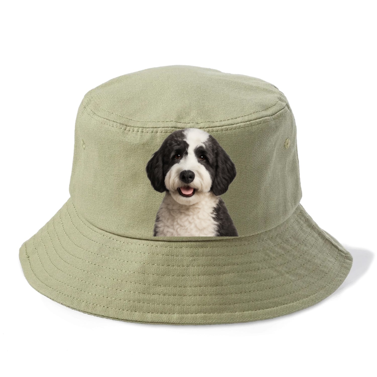 sheepadoodle portrait design Hat