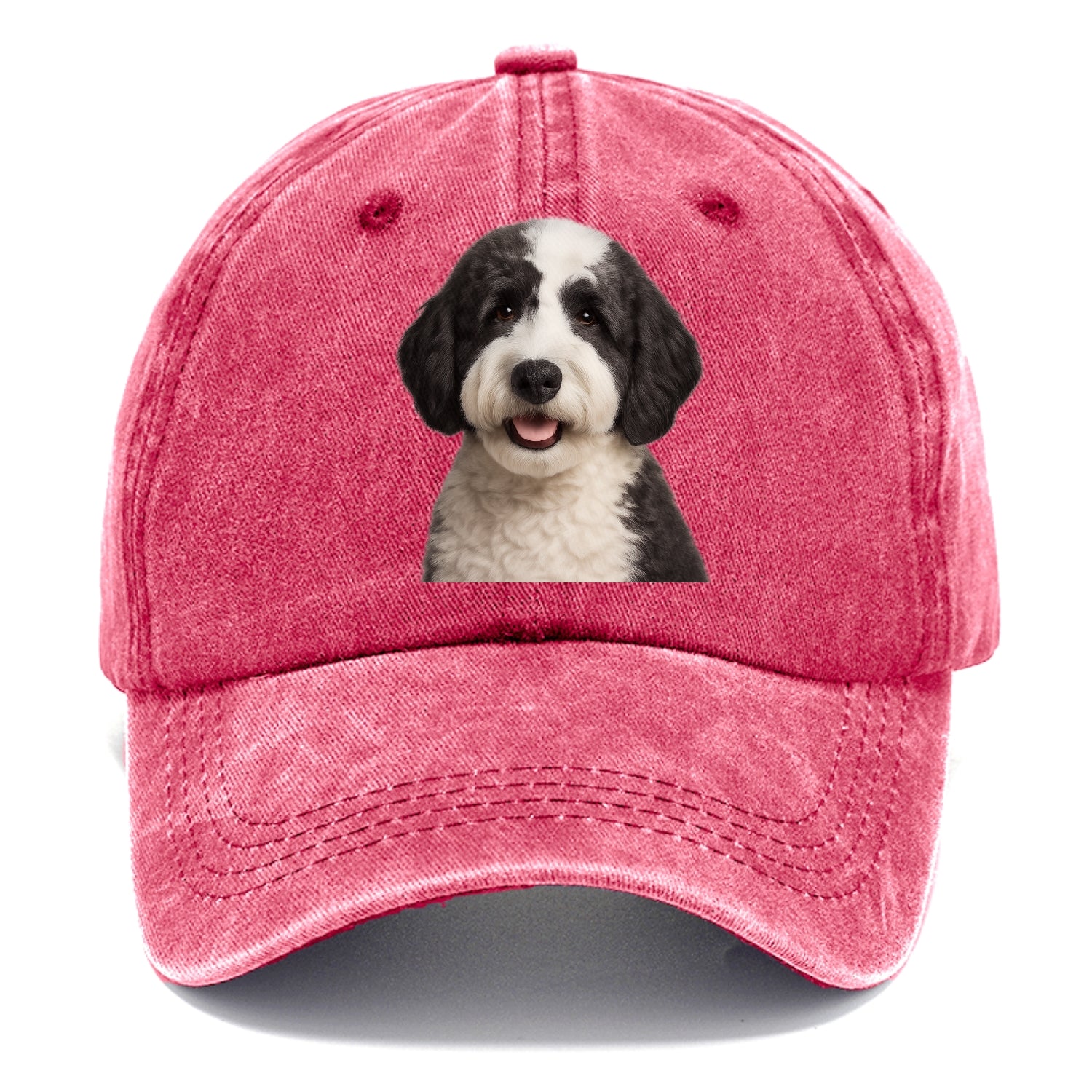sheepadoodle portrait design Hat