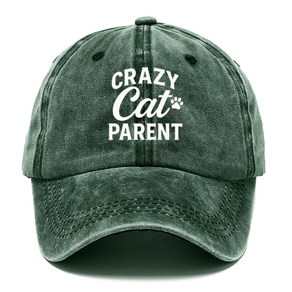 crazy cat parent with paw Hat