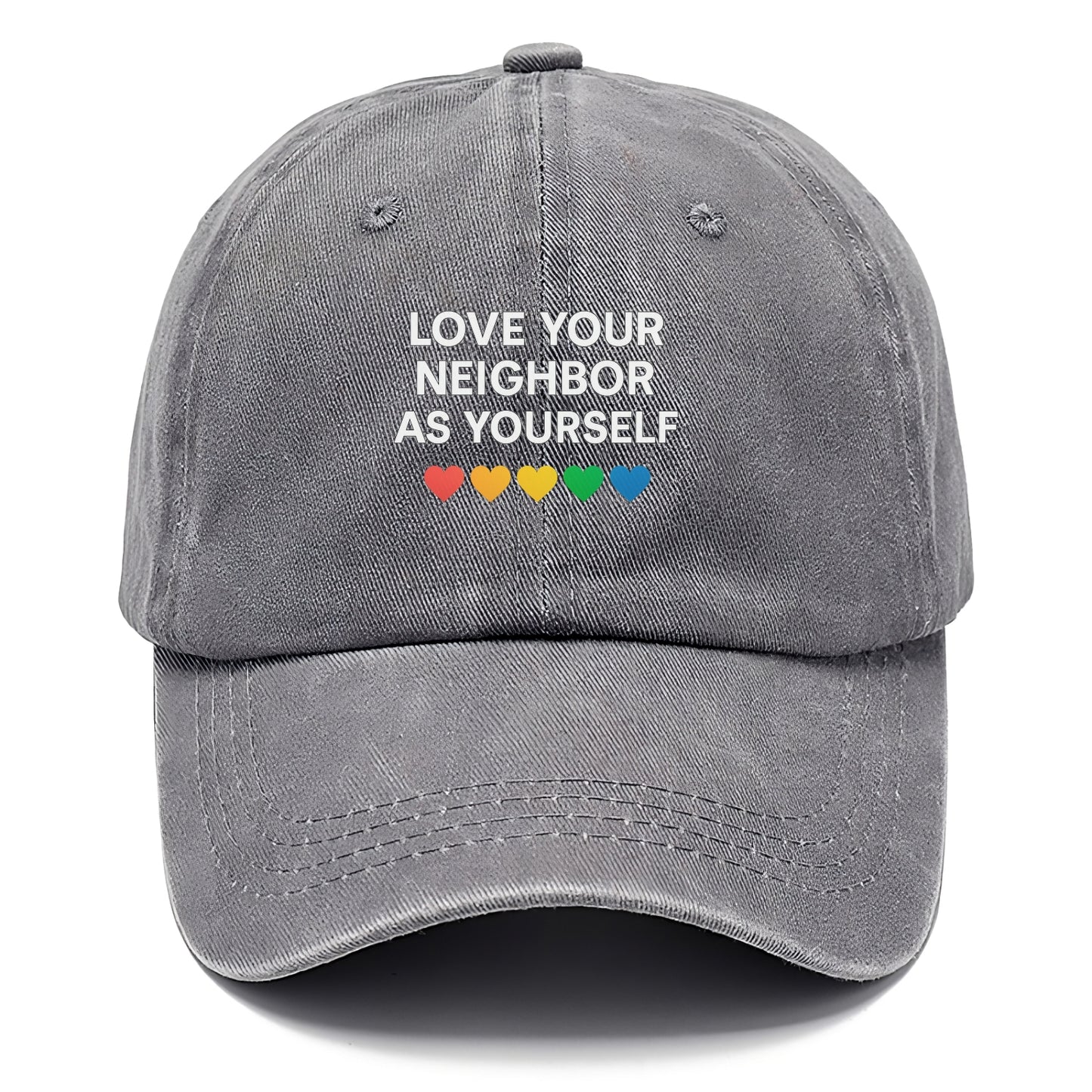 inspirational religious with lgbtq  pride Hat
