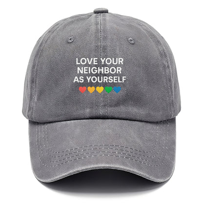 inspirational religious with lgbtq  pride Hat