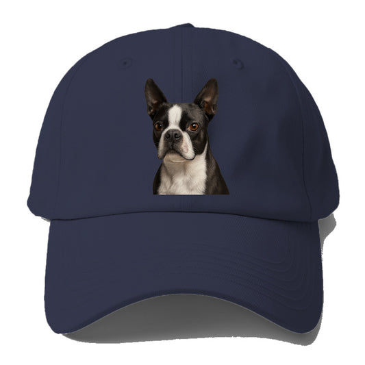 boston terrier portrait design Hat