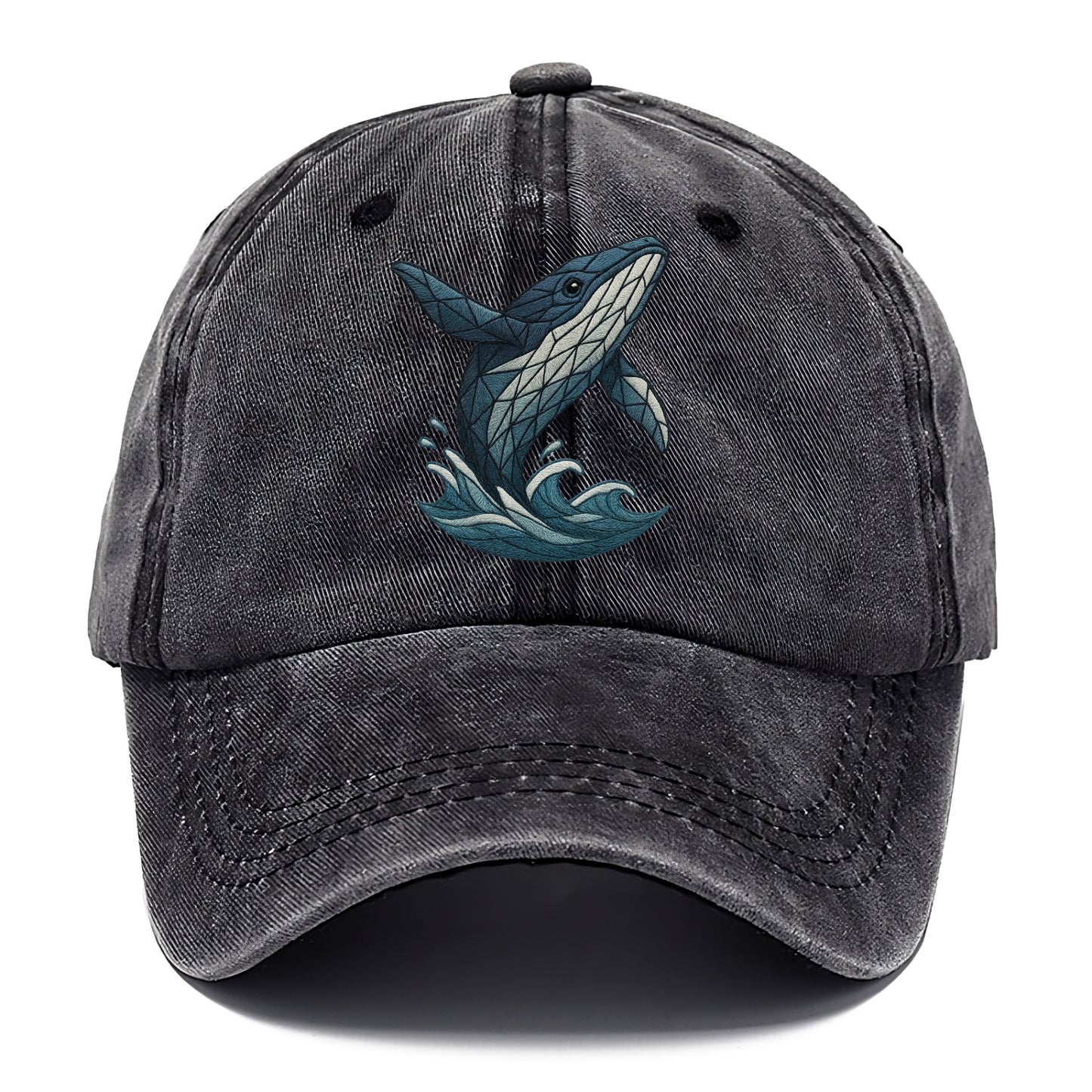whale ocean waves Hat