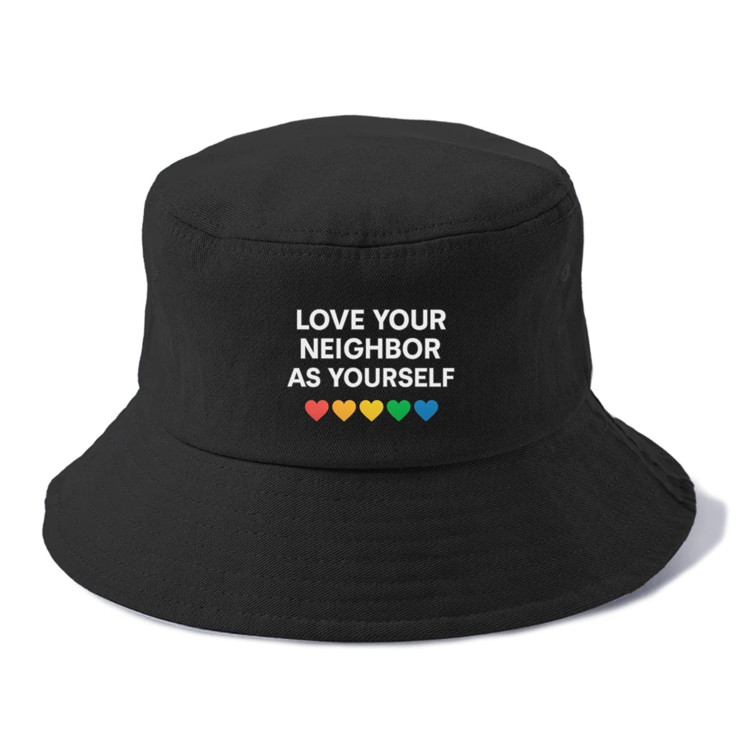 inspirational religious with lgbtq  pride Hat