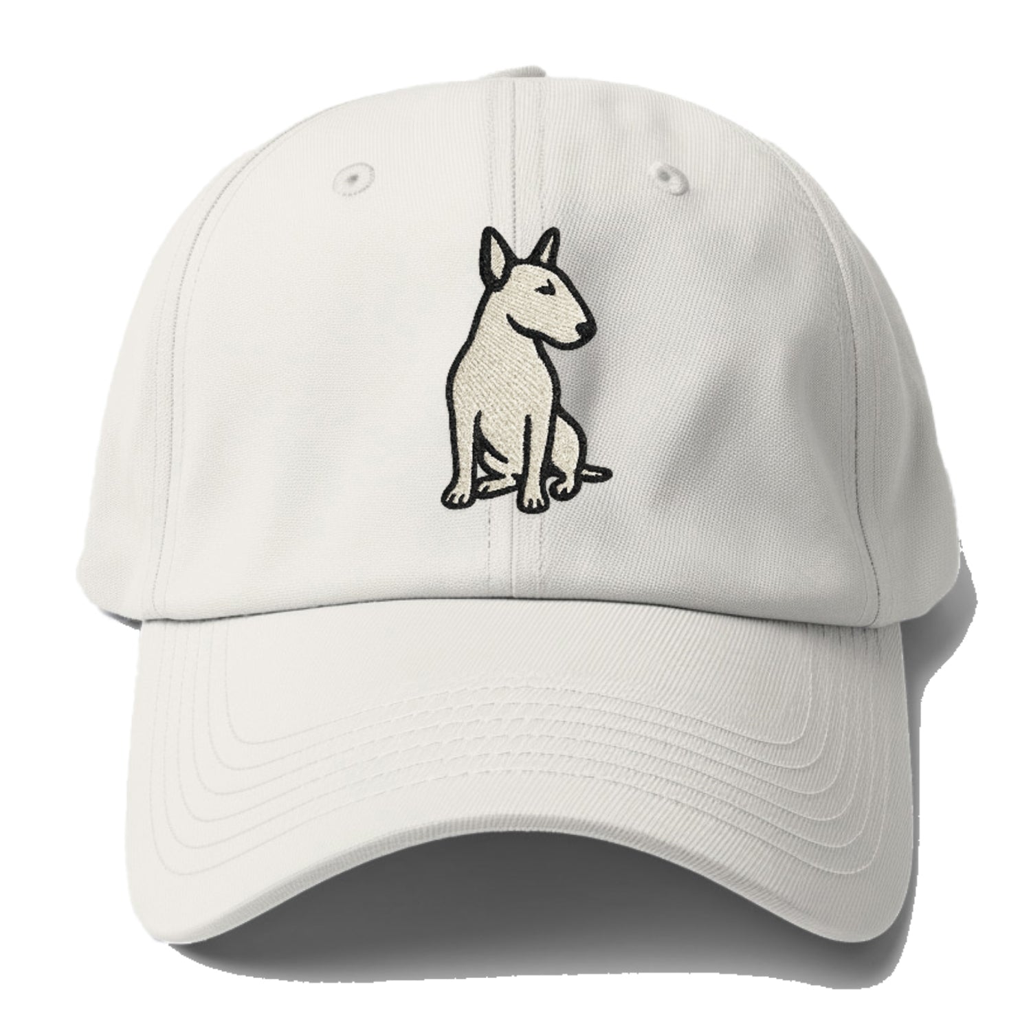 Miniature Bull Terrier White Pose Hat