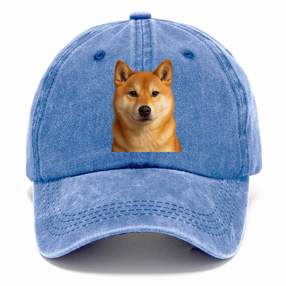 shiba inu portrait design Hat