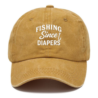 fishing from diapers hat design Hat