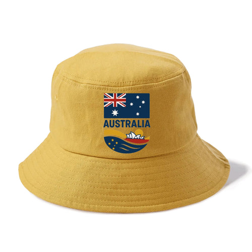 Australian Travel Bucket Hat