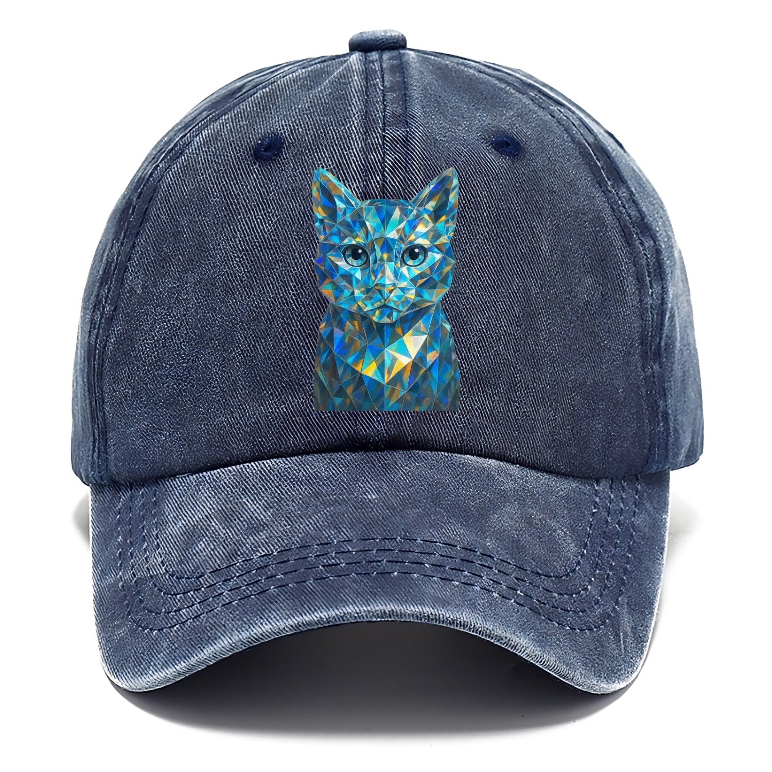 crystal prism portrait design Hat
