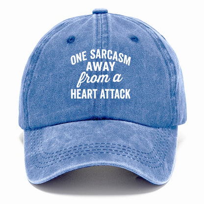 sarcasm heart attack Hat
