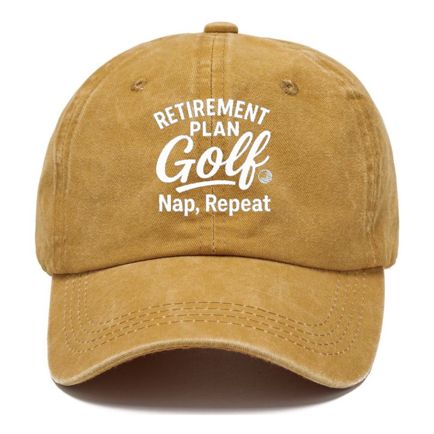 retirement golf nap repeat plan Hat