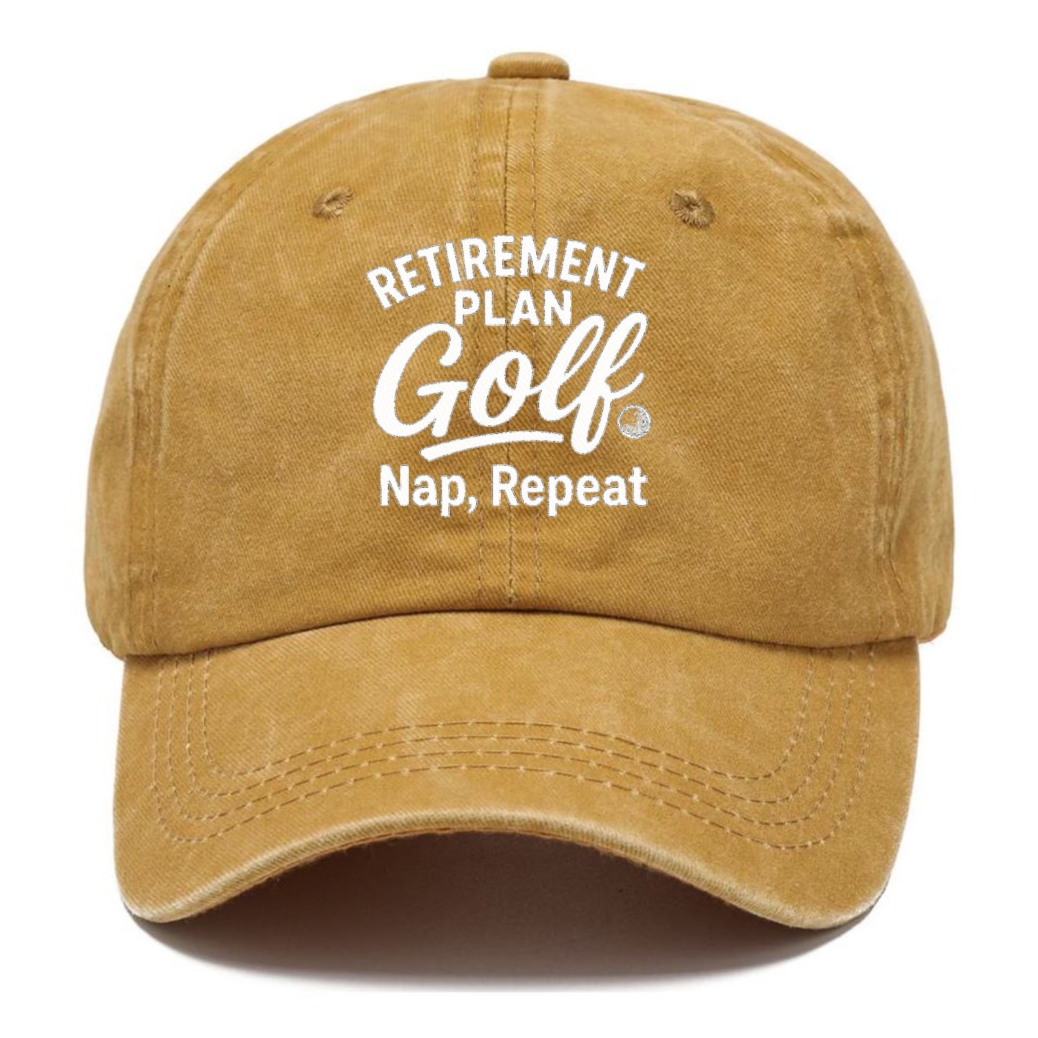 retirement golf nap repeat plan Hat