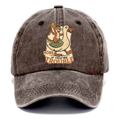 trouble-cartoon Hat