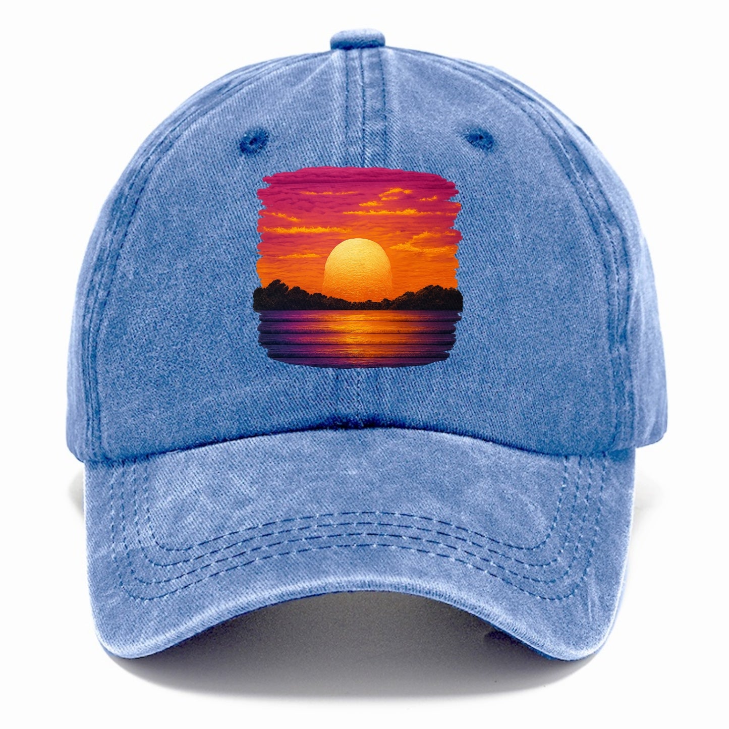 serene sunset hues Hat