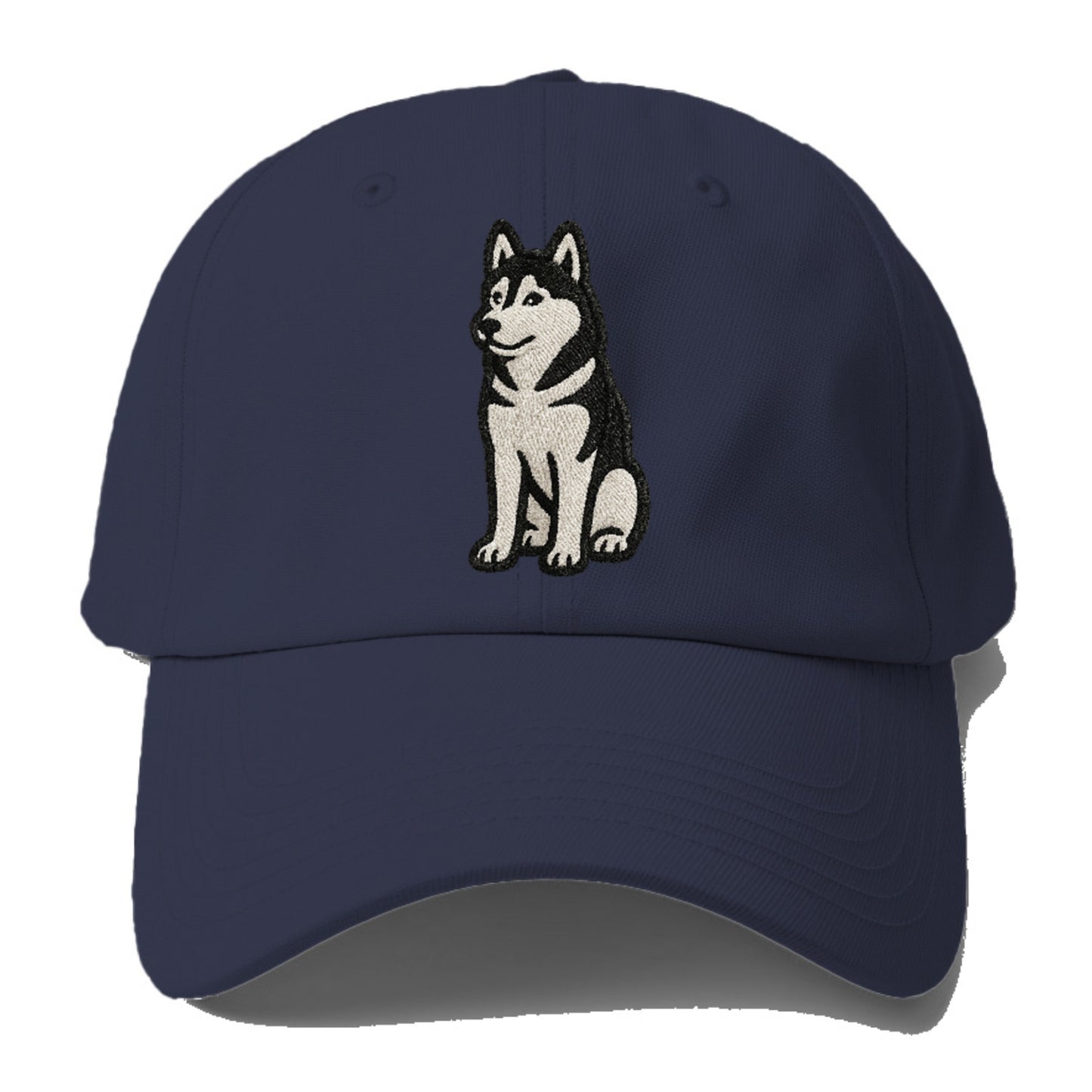 siberian-husky-black-white-loyal-spirit Hat