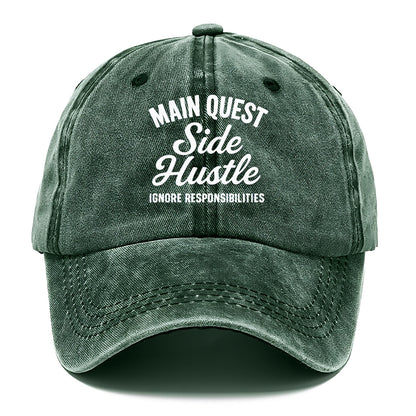 main quest hustle ignore Hat