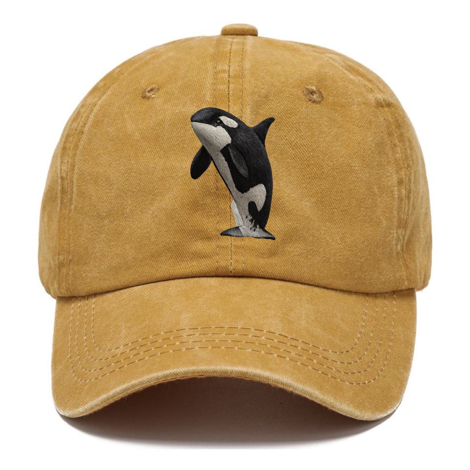 majestic orca leaping from the waves Hat
