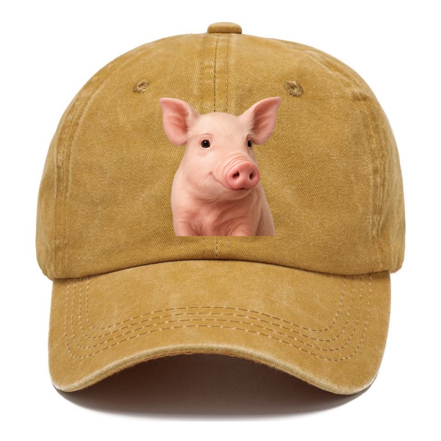 pig portrait design Hat