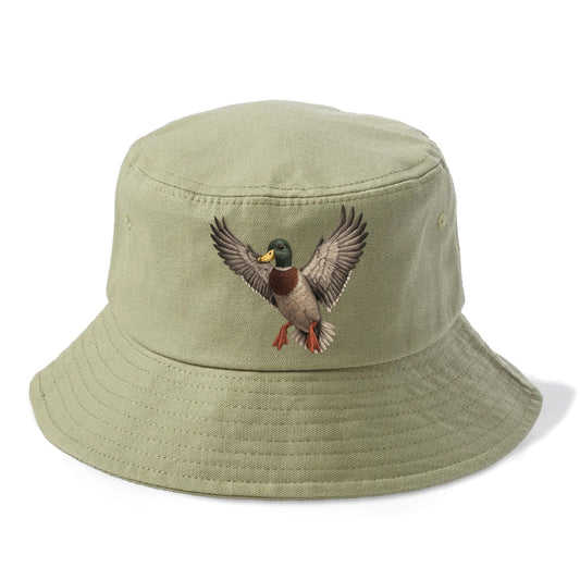 mallard in flight Hat