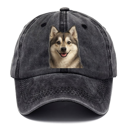 pomsky portrait design Hat