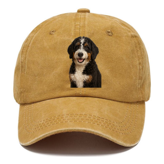bernedoodle portrait design Hat
