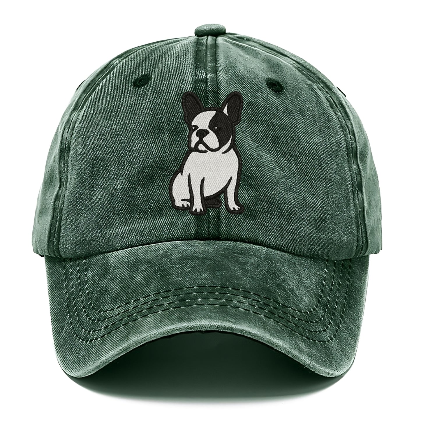 french-bulldog-black-white-charming-pose Hat