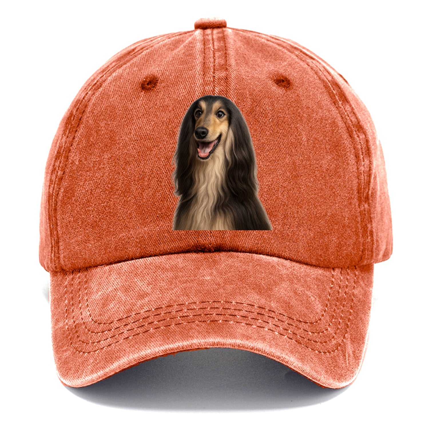 afghan hound portrait design Hat