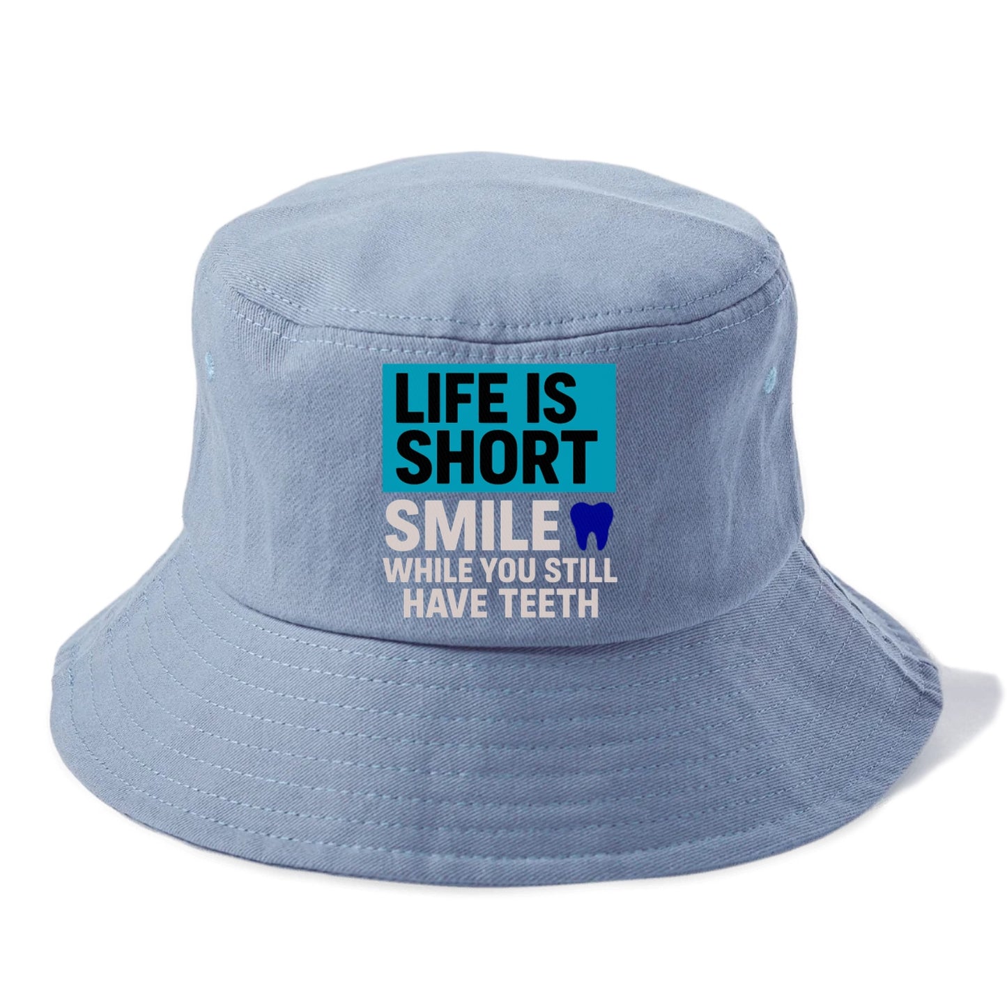 life short smile while Hat