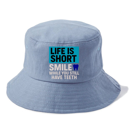 life short smile while Hat