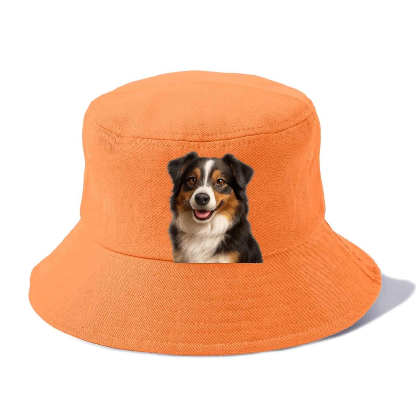 mini australian shepherd portrait design Hat