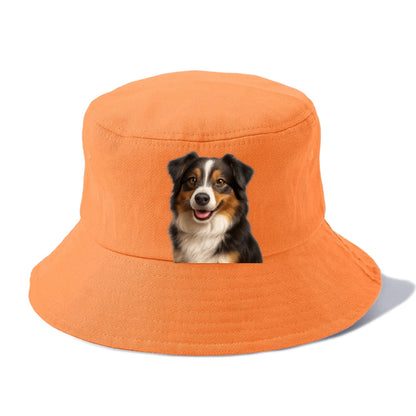mini australian shepherd portrait design Hat